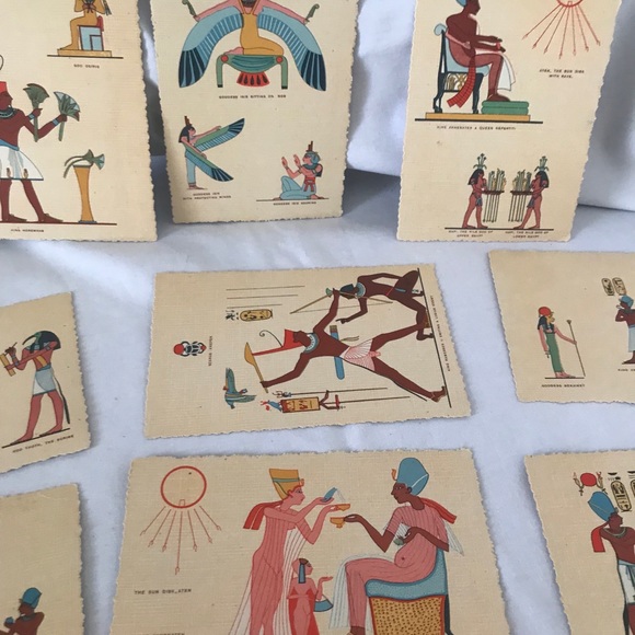 Vintage Egyptian post cards, set of 12 - Picture 2 of 3